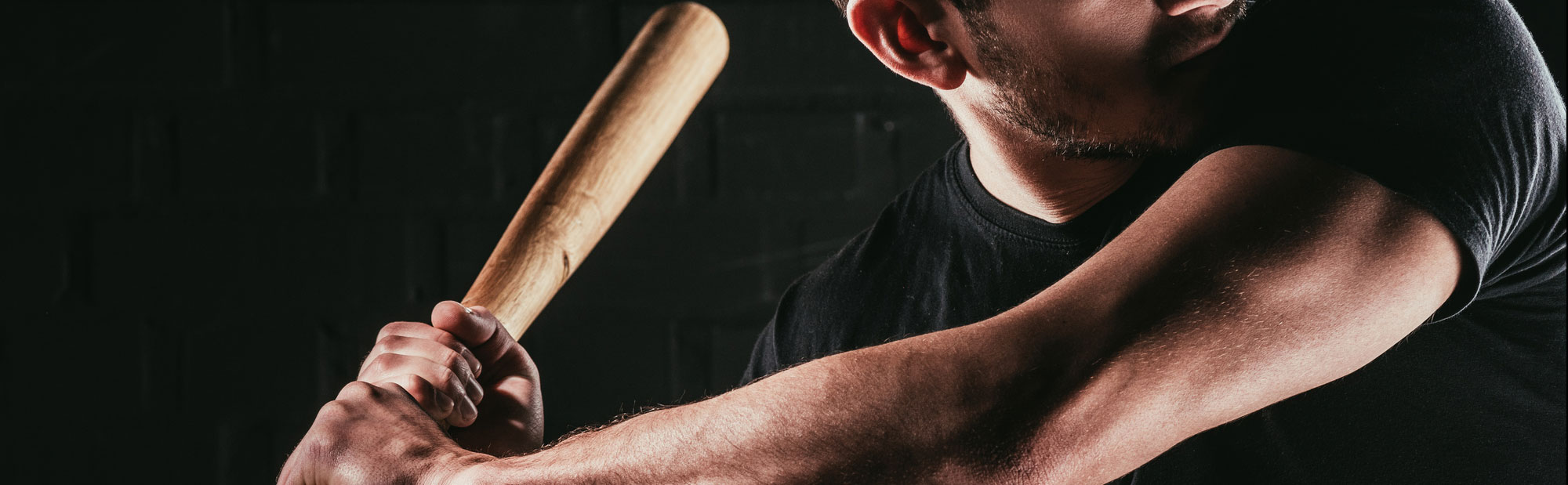 Man with Baseball Bat